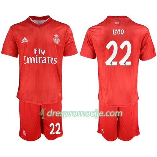 Real Madrid Dres Isco 22 Dječji Treći 2018/19 Kratkih Rukava Real Madrid Dres Isco 22 Dječji Treći 2018/19 Kratkih Rukava